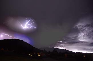 Monsoon Weather Over Pioneer Valley, July, 2012